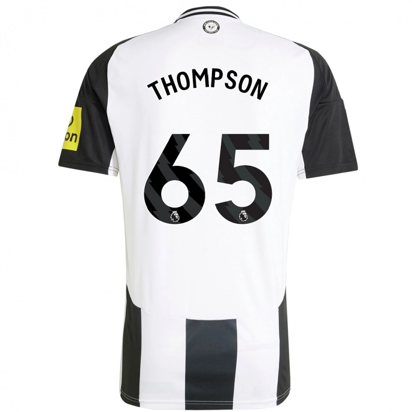 Danxen Dámské Ciaran Thompson #65 Bílá Černá Domů Hráčské Dresy 2024/25 Dres