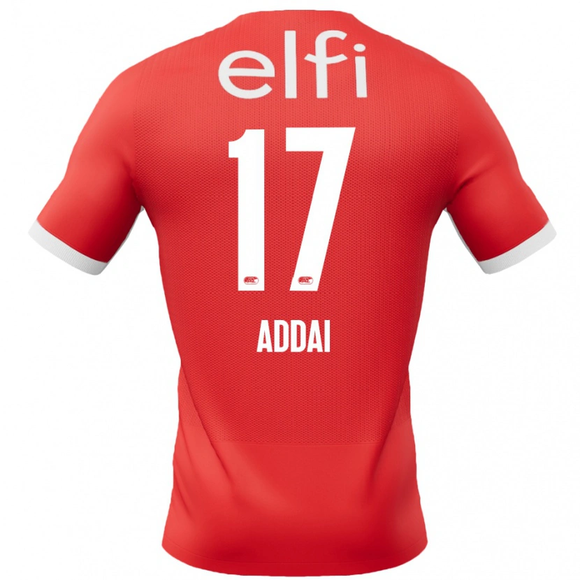 Danxen Dámské Jayden Addai #17 Červená Bílá Domů Hráčské Dresy 2024/25 Dres