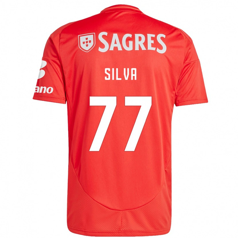 Danxen Dámské Jessica Silva #77 Červená Bílá Domů Hráčské Dresy 2024/25 Dres