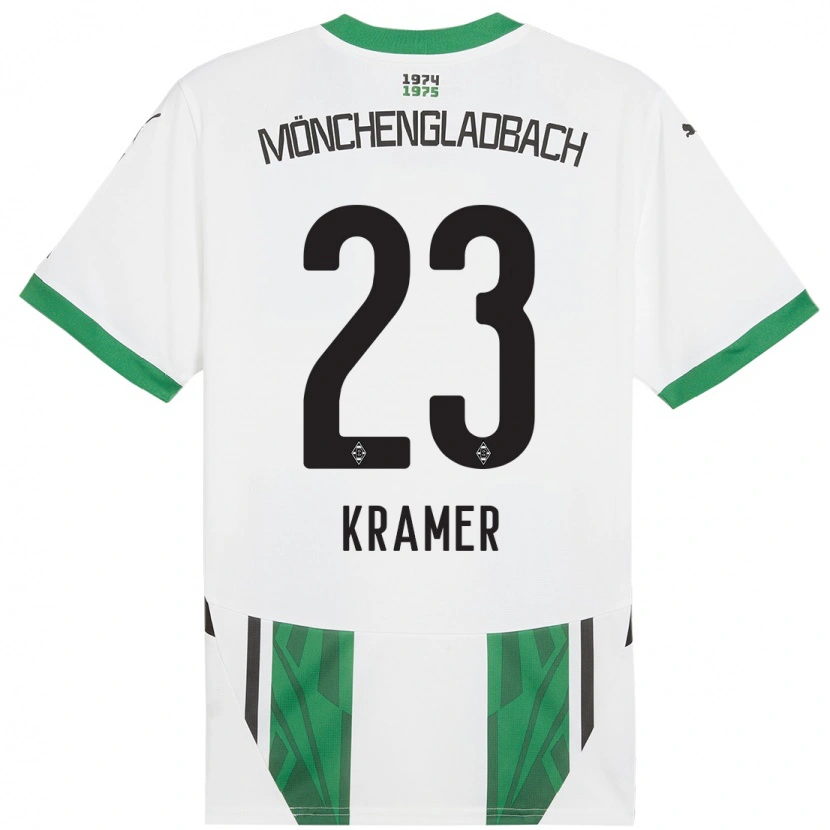 Danxen Dámské Christoph Kramer #23 Bílá Zelená Domů Hráčské Dresy 2024/25 Dres