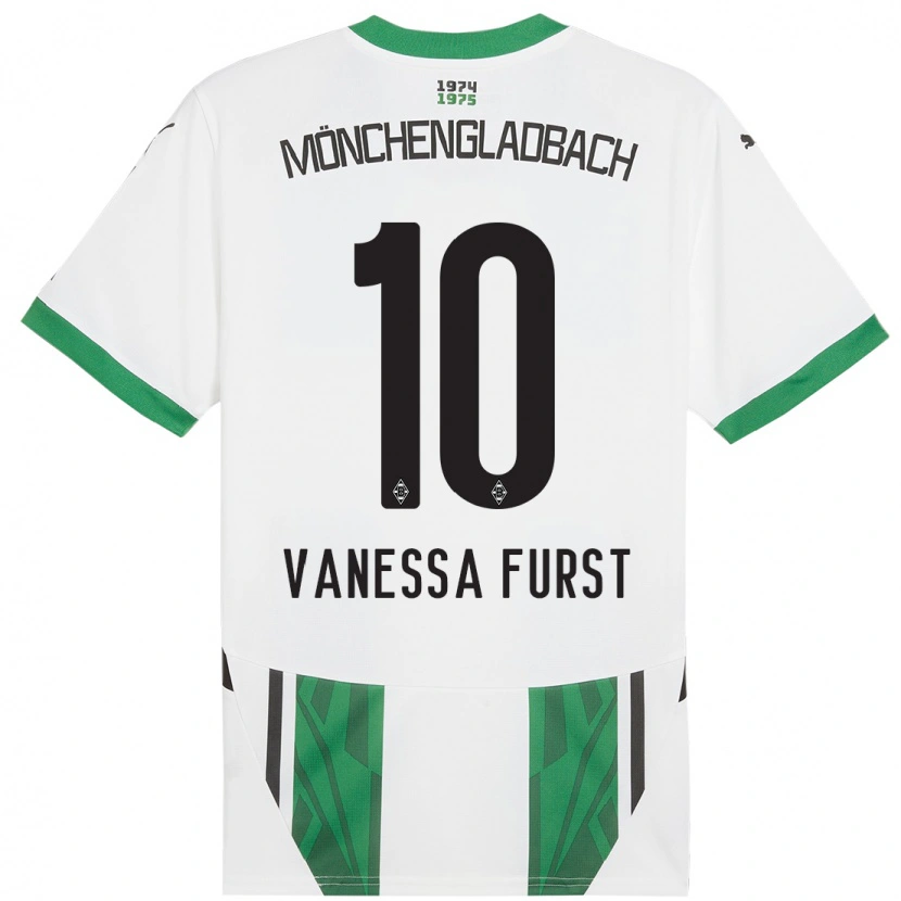 Danxen Dámské Vanessa Fürst #10 Bílá Zelená Domů Hráčské Dresy 2024/25 Dres