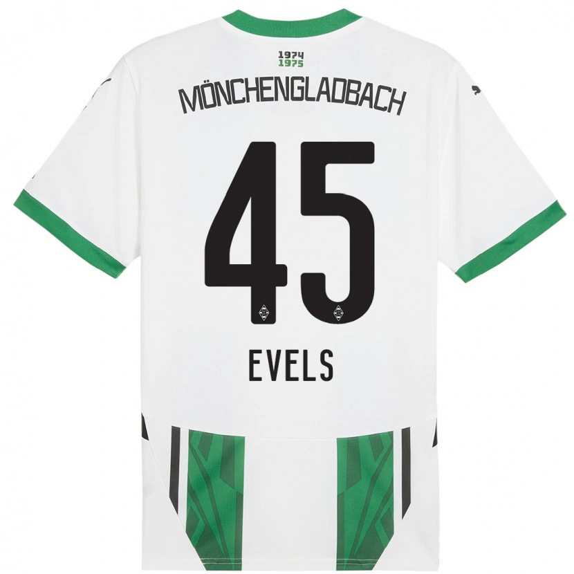 Danxen Dámské Emily Evels #45 Bílá Zelená Domů Hráčské Dresy 2024/25 Dres