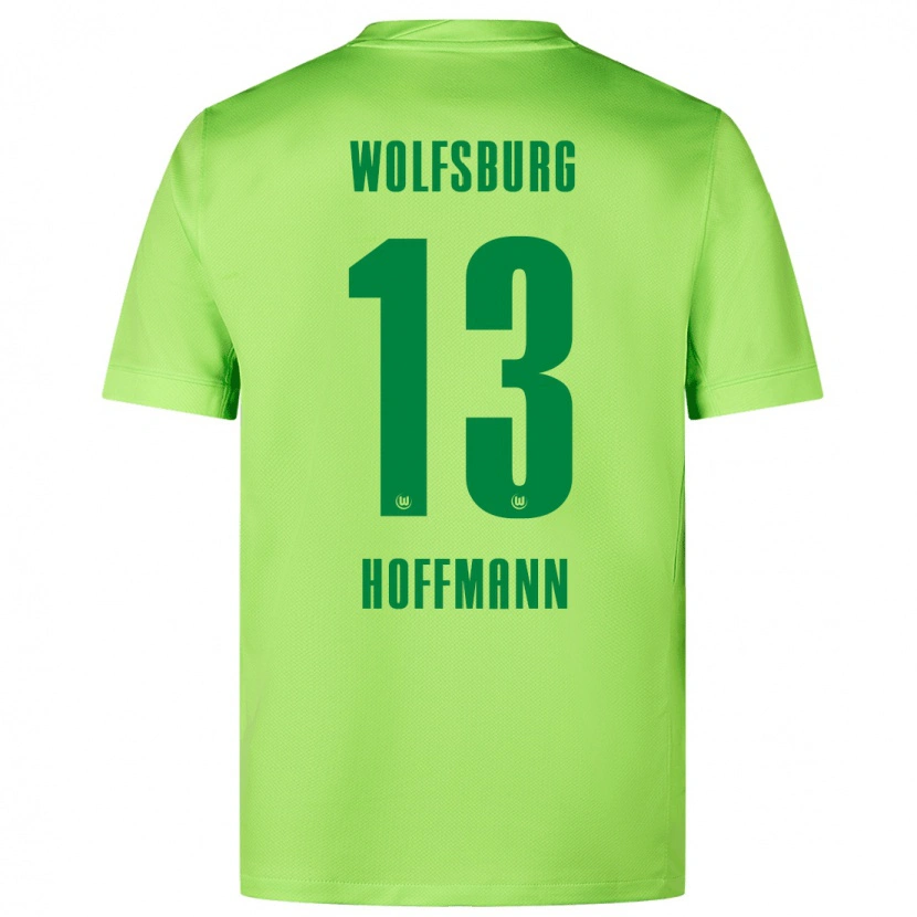 Danxen Dámské Nils Hoffmann #13 Fluorescenční Zelená Domů Hráčské Dresy 2024/25 Dres