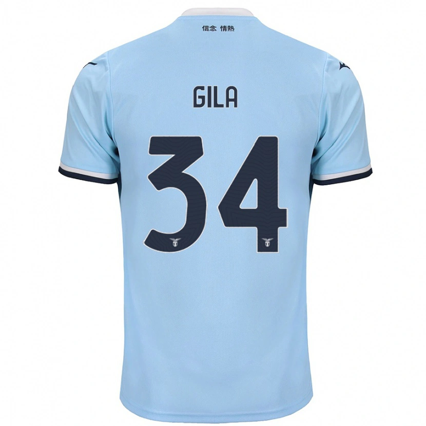 Danxen Dámské Mario Gila #34 Modrý Domů Hráčské Dresy 2024/25 Dres