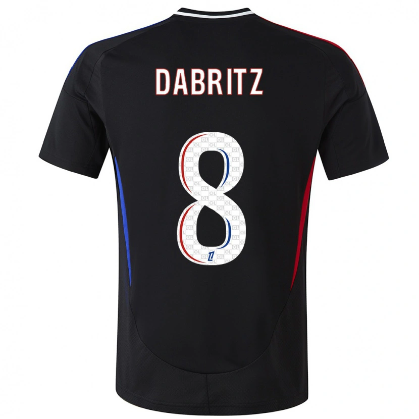 Danxen Dámské Sara Däbritz #8 Černý Daleko Hráčské Dresy 2024/25 Dres