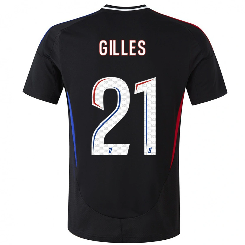 Danxen Dámské Vanessa Gilles #21 Černý Daleko Hráčské Dresy 2024/25 Dres