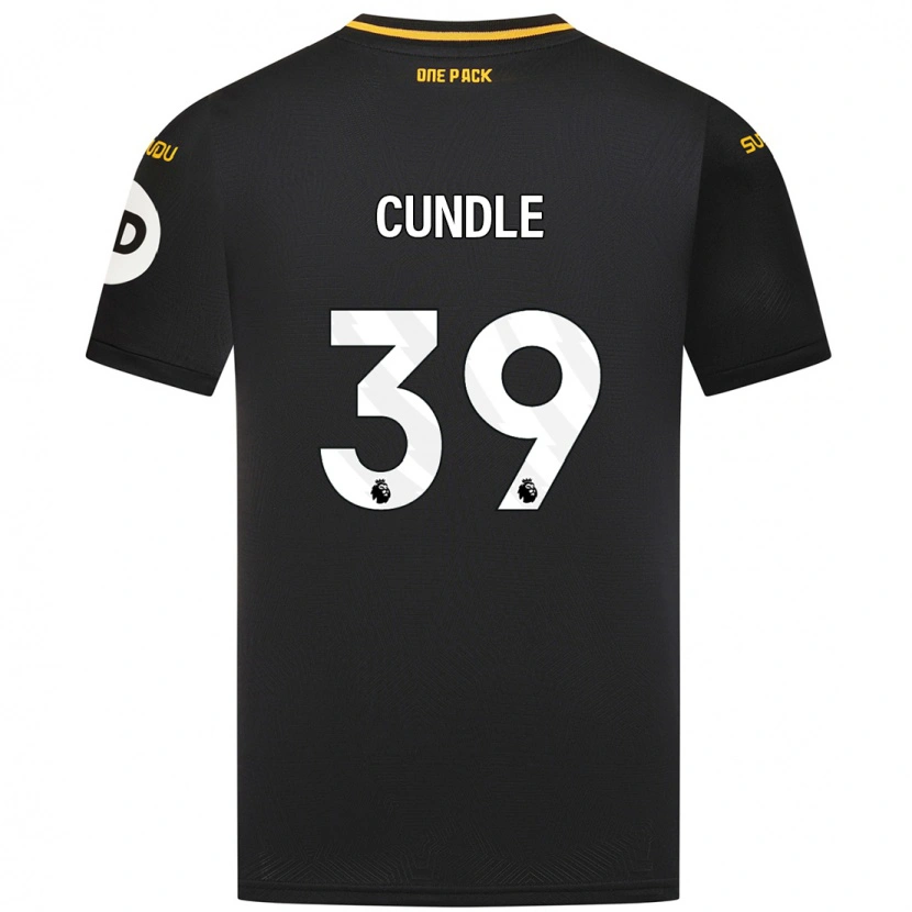 Danxen Dámské Luke Cundle #39 Černý Daleko Hráčské Dresy 2024/25 Dres