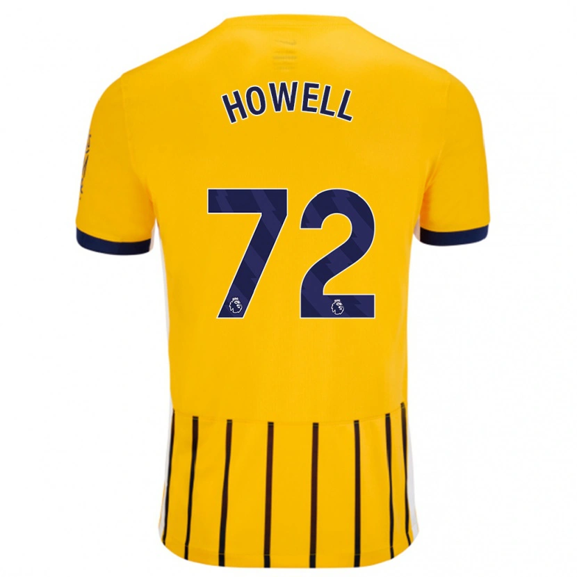Danxen Dámské Harry Howell #72 Zlaté Modré Proužky Daleko Hráčské Dresy 2024/25 Dres