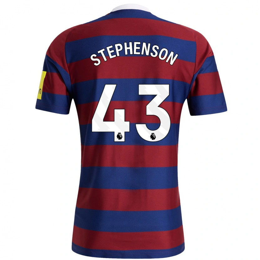 Danxen Dámské Dylan Stephenson #43 Vínová Tmavě Modrá Daleko Hráčské Dresy 2024/25 Dres