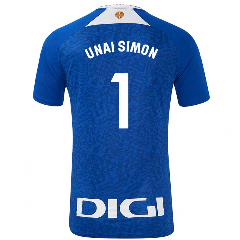 Danxen Dámské Unai Simón #1 Královská Modř Daleko Hráčské Dresy 2024/25 Dres