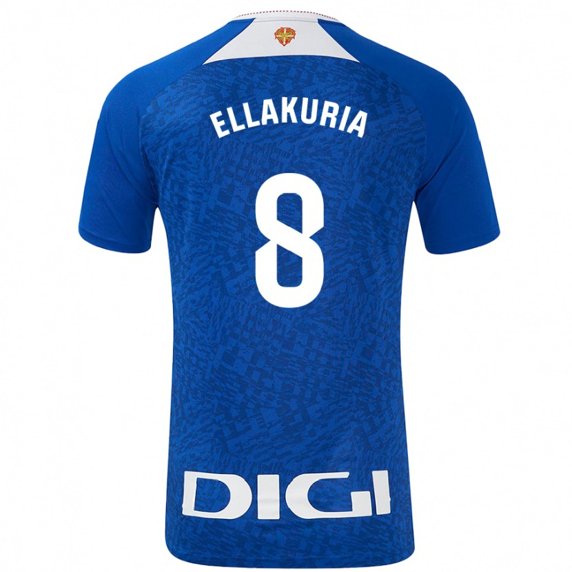 Danxen Dámské Eneko Ellakuria #8 Královská Modř Daleko Hráčské Dresy 2024/25 Dres