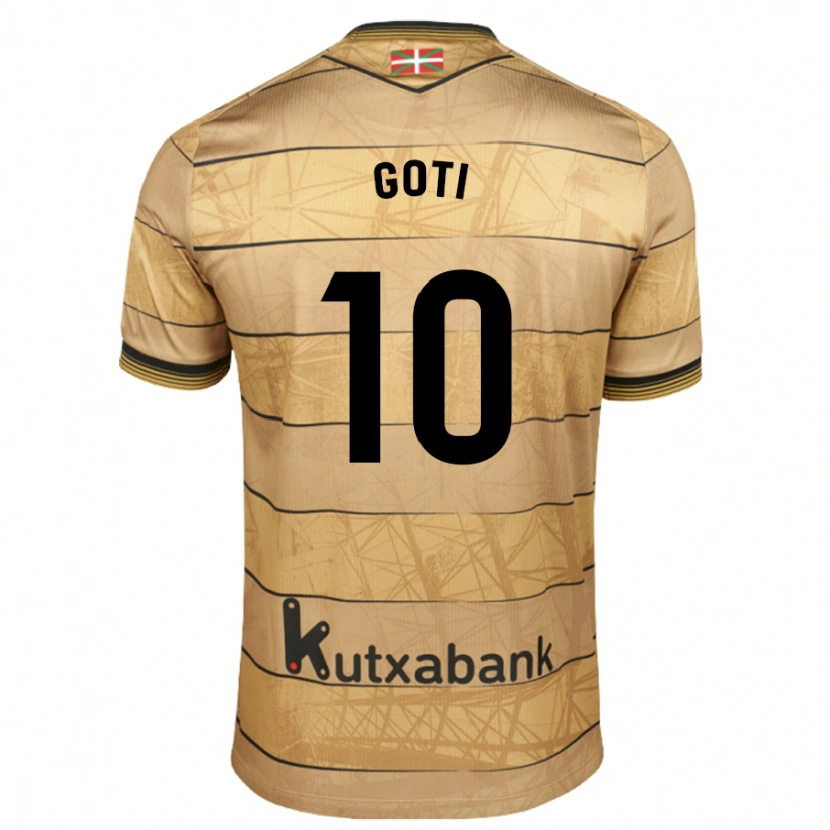 Danxen Dámské Mikel Goti #10 Hnědý Daleko Hráčské Dresy 2024/25 Dres
