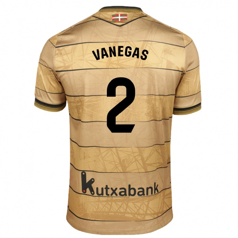 Danxen Dámské Manuela Vanegas #2 Hnědý Daleko Hráčské Dresy 2024/25 Dres