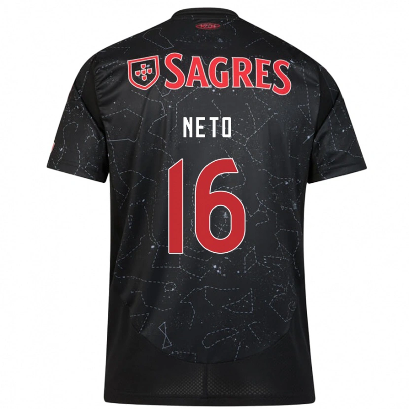 Danxen Dámské Martim Neto #16 Černá Červená Daleko Hráčské Dresy 2024/25 Dres