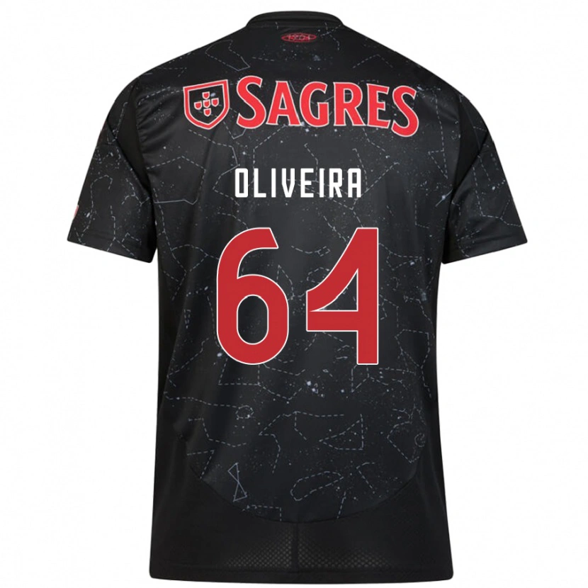Danxen Dámské Gonçalo Oliveira #64 Černá Červená Daleko Hráčské Dresy 2024/25 Dres