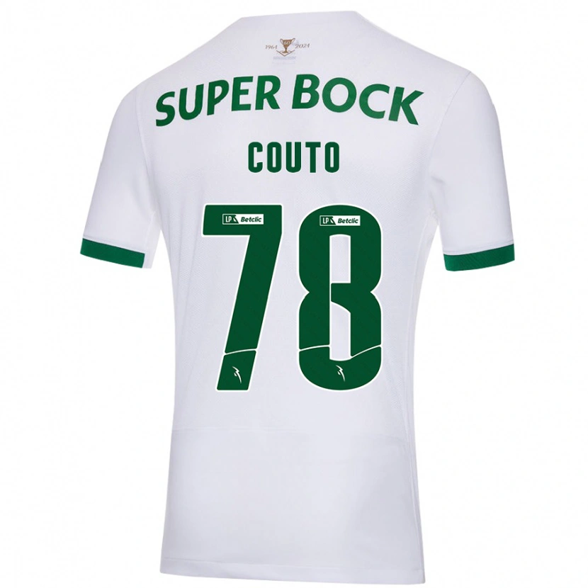 Danxen Dámské Mauro Couto #78 Bílá Zelená Daleko Hráčské Dresy 2024/25 Dres