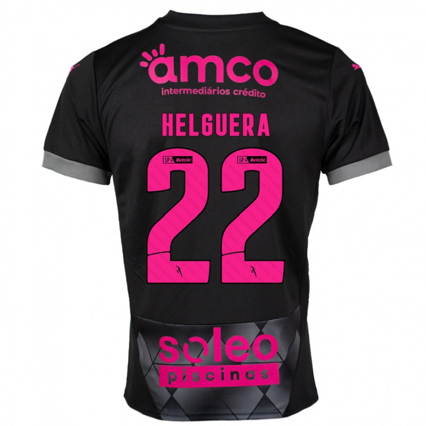 Danxen Dámské Thiago Helguera #22 Černá Růžová Daleko Hráčské Dresy 2024/25 Dres
