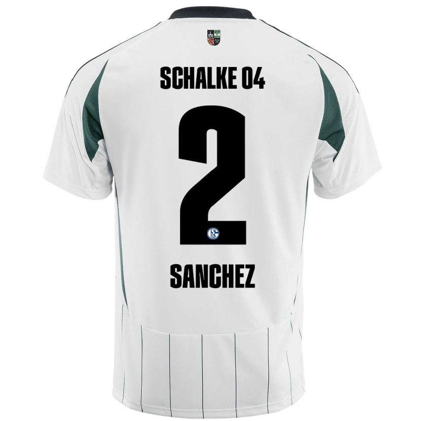 Danxen Dámské Felipe Sánchez #2 Bílá Zelená Daleko Hráčské Dresy 2024/25 Dres