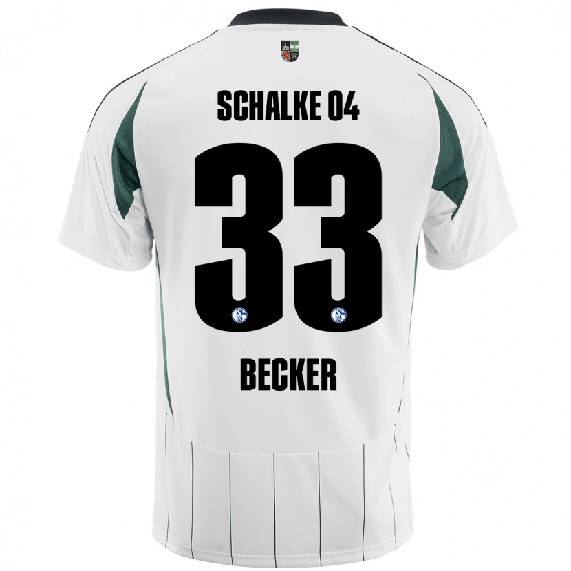 Danxen Dámské Vitalie Becker #33 Bílá Zelená Daleko Hráčské Dresy 2024/25 Dres