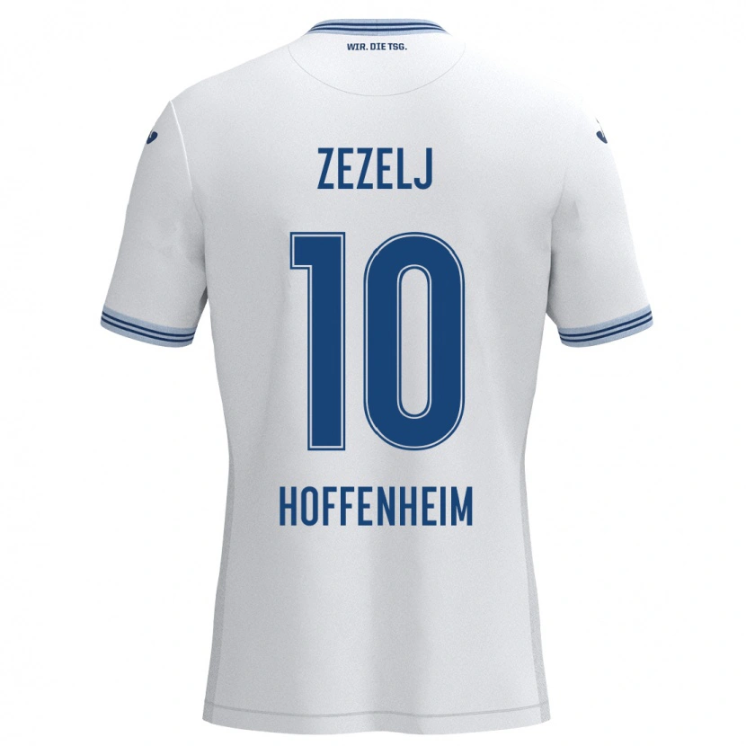 Danxen Dámské Neno Zezelj #10 Bílá Modrá Daleko Hráčské Dresy 2024/25 Dres