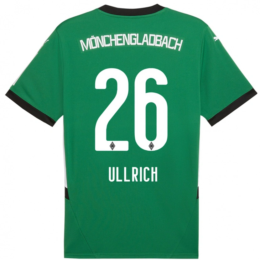 Danxen Dámské Lukas Ullrich #26 Zelená Bílá Daleko Hráčské Dresy 2024/25 Dres