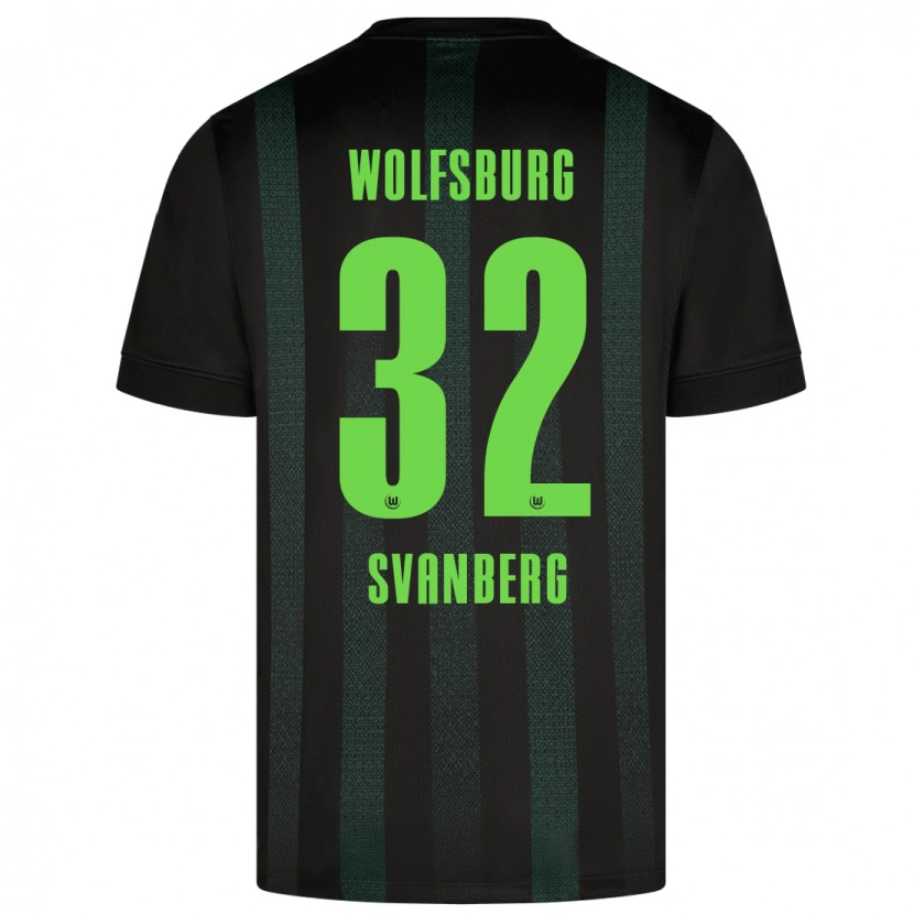 Danxen Dámské Mattias Svanberg #32 Tmavě Zelená Daleko Hráčské Dresy 2024/25 Dres