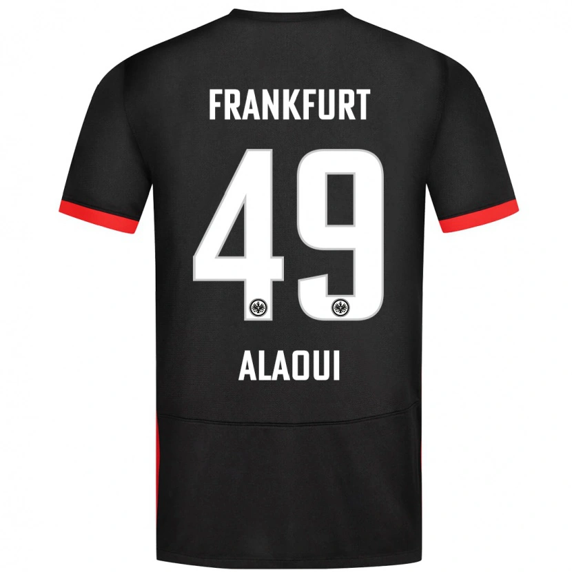 Danxen Dámské Anas Alaoui #49 Černý Daleko Hráčské Dresy 2024/25 Dres