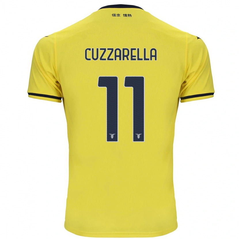 Danxen Dámské Cristian Cuzzarella #11 Žluť Daleko Hráčské Dresy 2024/25 Dres
