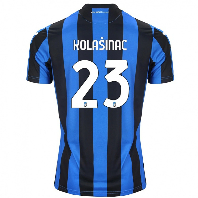 Danxen Dětské Sead Kolasinac #23 Modrá Černá Domů Hráčské Dresy 2024/25 Dres