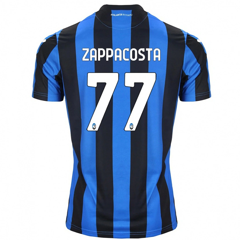 Danxen Dětské Davide Zappacosta #77 Modrá Černá Domů Hráčské Dresy 2024/25 Dres