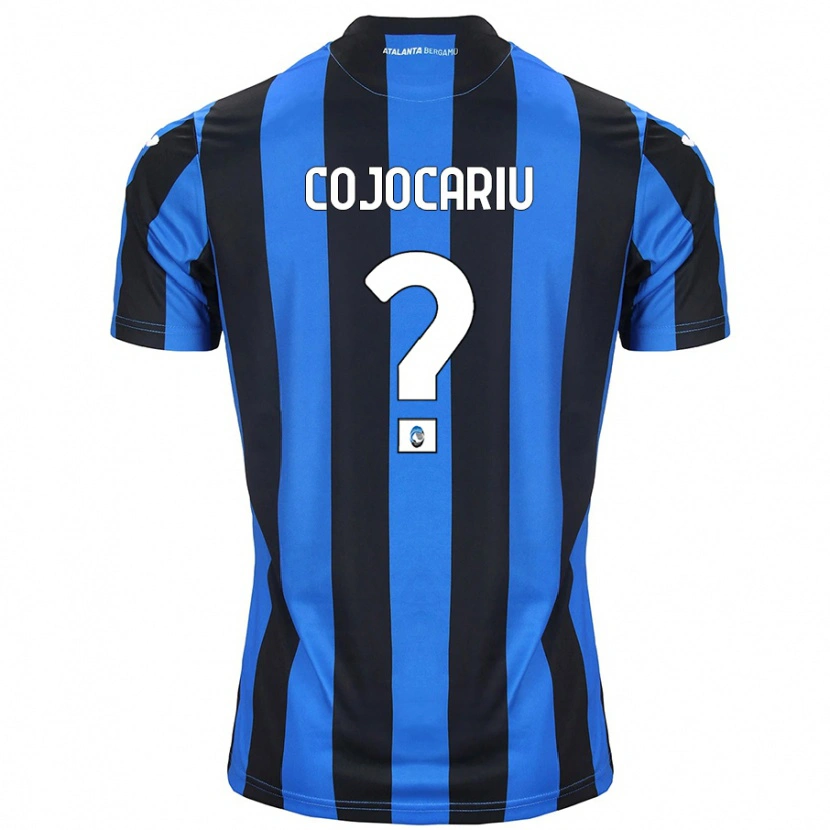 Danxen Dětské Raul Cojocariu #0 Modrá Černá Domů Hráčské Dresy 2024/25 Dres