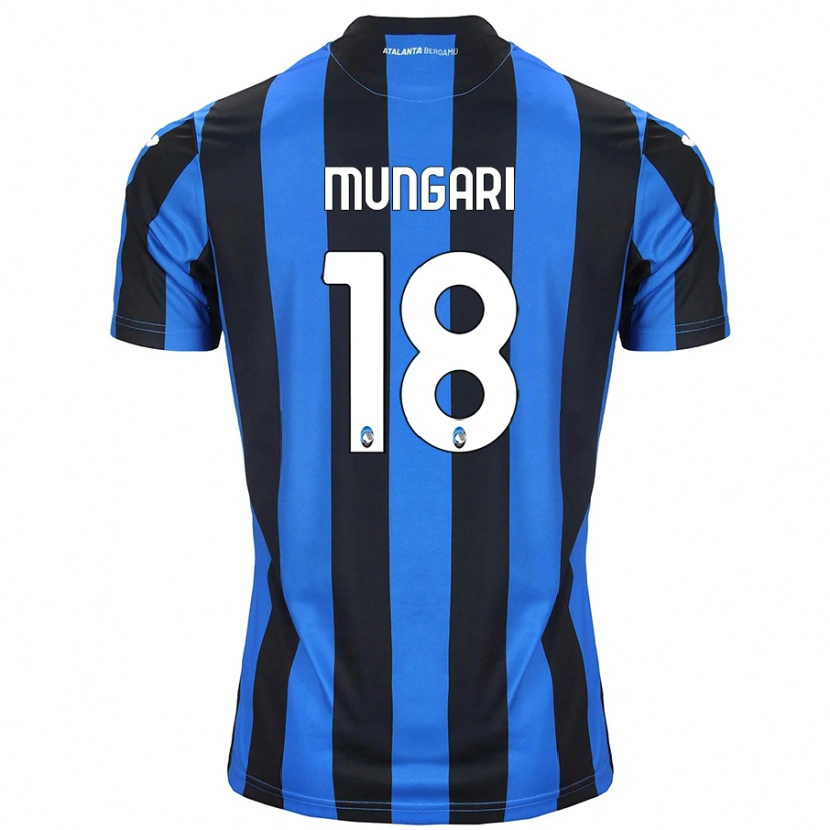 Danxen Dětské Giuseppe Mungari #18 Modrá Černá Domů Hráčské Dresy 2024/25 Dres
