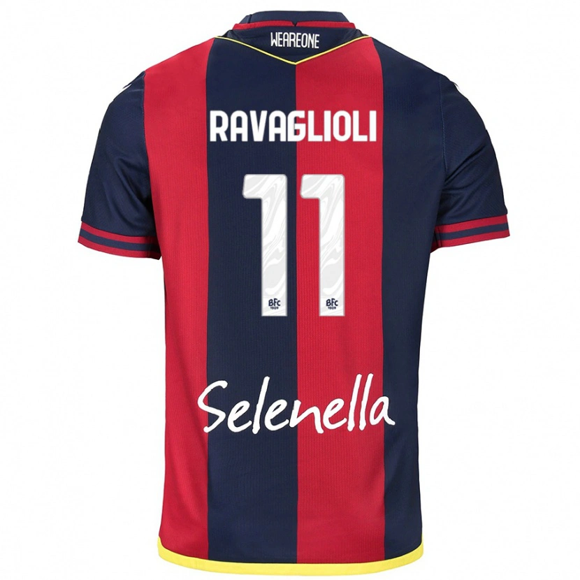 Danxen Dětské Tommaso Ravaglioli #11 Červená Královská Modrá Domů Hráčské Dresy 2024/25 Dres