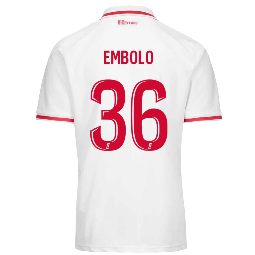 Danxen Dětské Breel Embolo #36 Bílá Červená Domů Hráčské Dresy 2024/25 Dres