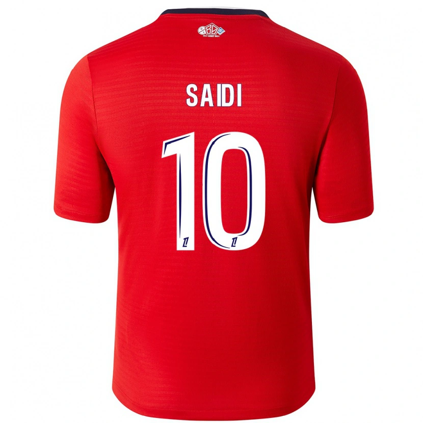 Danxen Dětské Rachel Saidi #10 Červená Bílá Domů Hráčské Dresy 2024/25 Dres