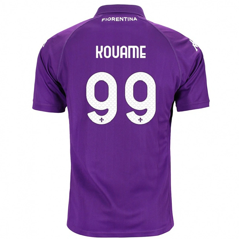 Danxen Dětské Christian Kouamé #99 Fialová Domů Hráčské Dresy 2024/25 Dres