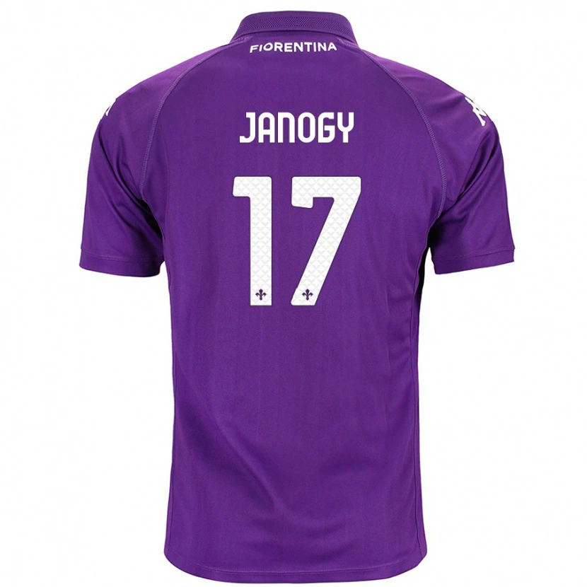 Danxen Dětské Madelen Janogy #17 Fialová Domů Hráčské Dresy 2024/25 Dres