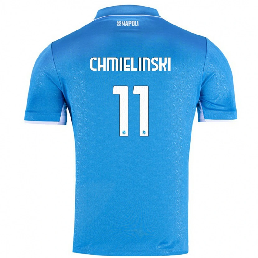Danxen Dětské Gina Chmielinski #11 Nebesky Modrá Domů Hráčské Dresy 2024/25 Dres