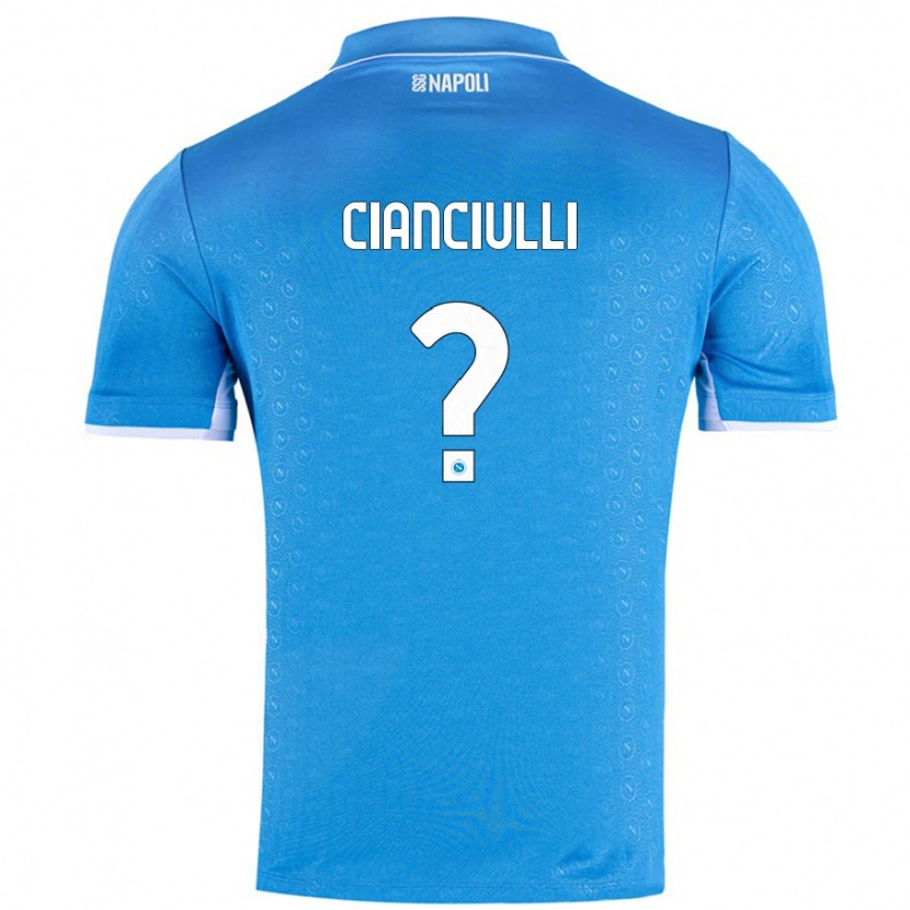 Danxen Dětské Antonio Cianciulli #0 Nebesky Modrá Domů Hráčské Dresy 2024/25 Dres