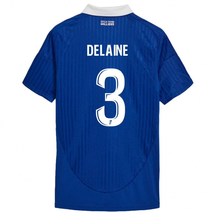 Danxen Dětské Thomas Delaine #3 Modrá Bílá Domů Hráčské Dresy 2024/25 Dres