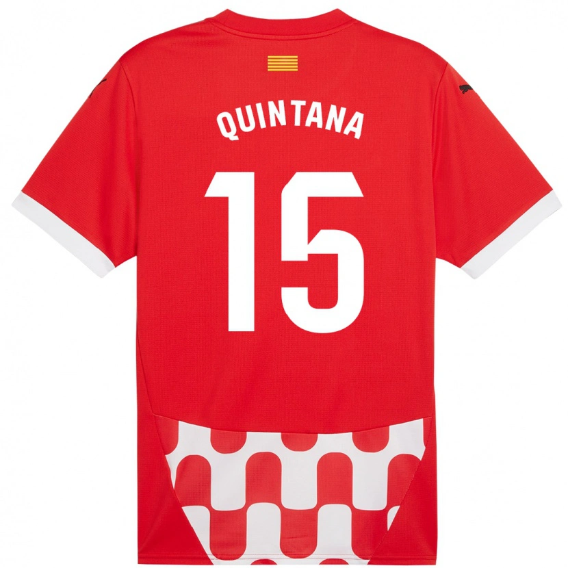 Danxen Dětské Amru Quintana #15 Červená Bílá Domů Hráčské Dresy 2024/25 Dres
