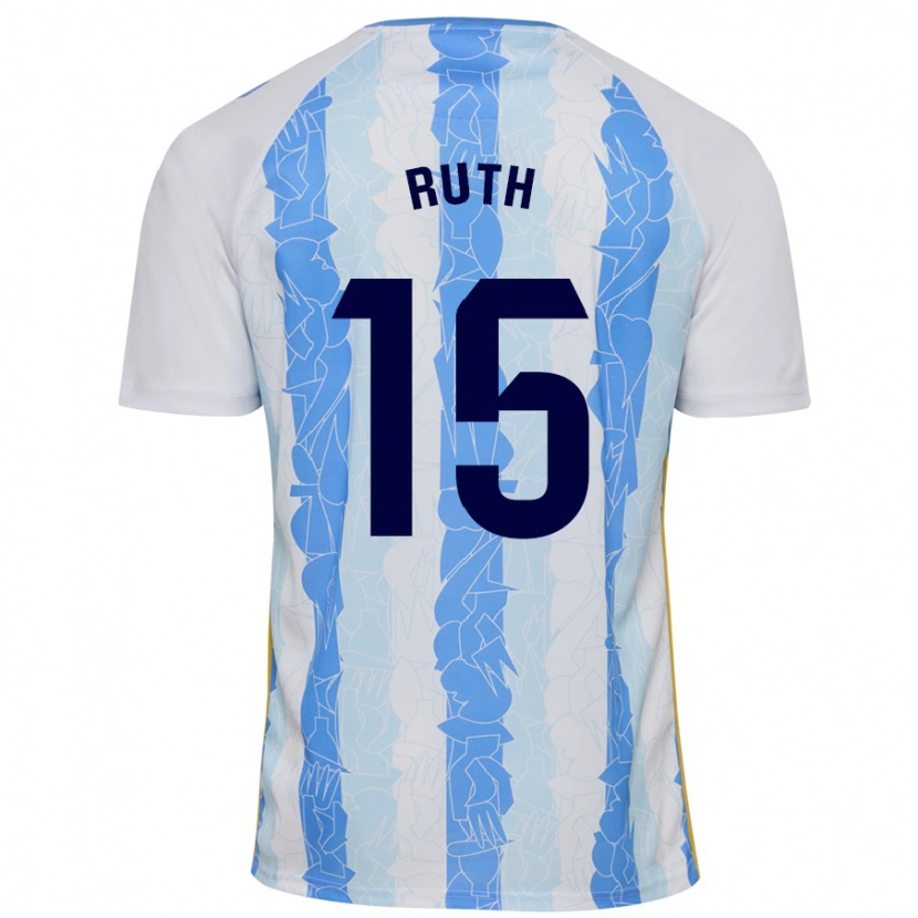 Danxen Dětské Ruth #15 Bílá Modrá Domů Hráčské Dresy 2024/25 Dres