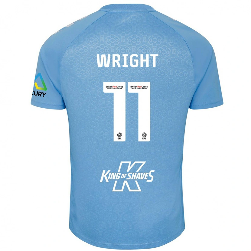 Danxen Dětské Haji Wright #11 Modrá Bílá Domů Hráčské Dresy 2024/25 Dres
