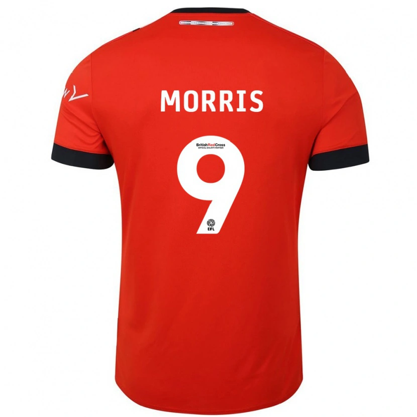 Danxen Dětské Carlton Morris #9 Oranžově Černá Domů Hráčské Dresy 2024/25 Dres