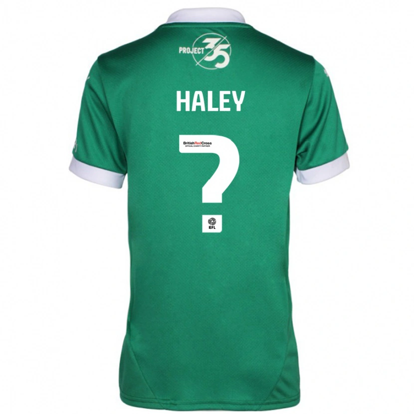 Danxen Dětské Toby Haley #0 Zelená Bílá Domů Hráčské Dresy 2024/25 Dres