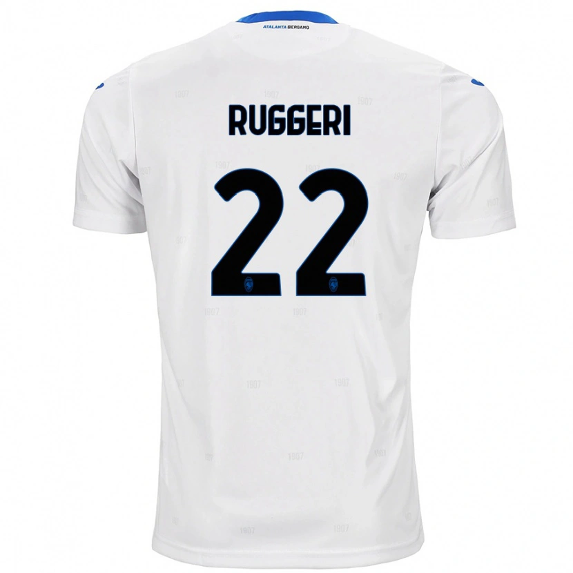Danxen Dětské Matteo Ruggeri #22 Bílý Daleko Hráčské Dresy 2024/25 Dres
