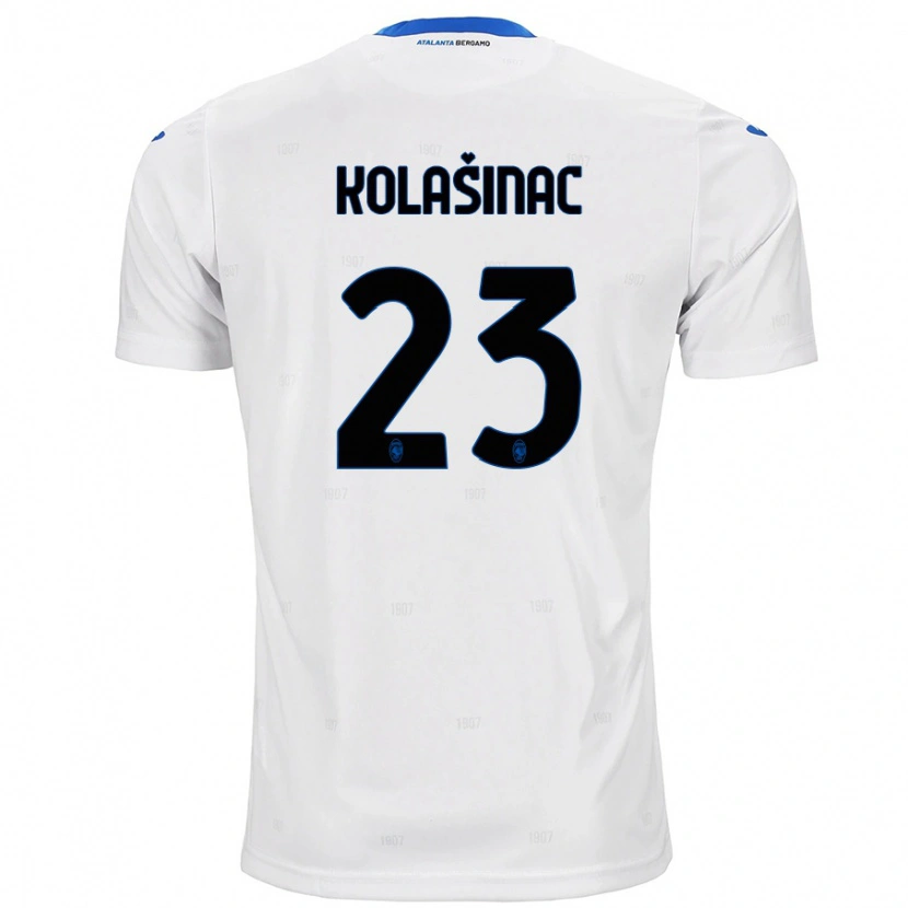 Danxen Dětské Sead Kolasinac #23 Bílý Daleko Hráčské Dresy 2024/25 Dres