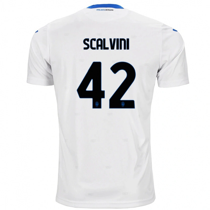 Danxen Dětské Giorgio Scalvini #42 Bílý Daleko Hráčské Dresy 2024/25 Dres