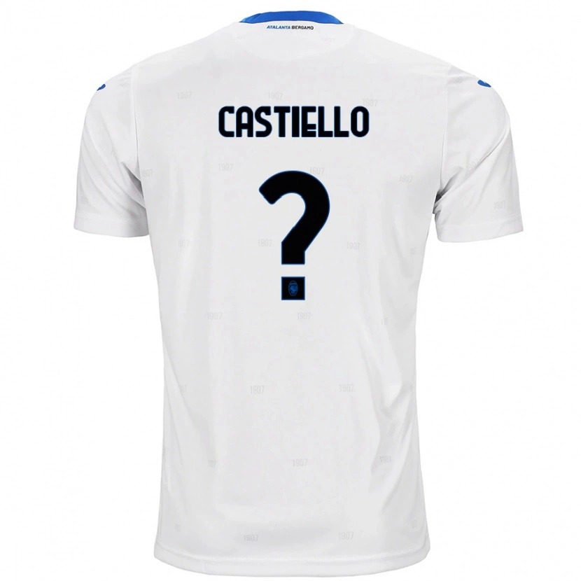 Danxen Dětské Alex Castiello #0 Bílý Daleko Hráčské Dresy 2024/25 Dres