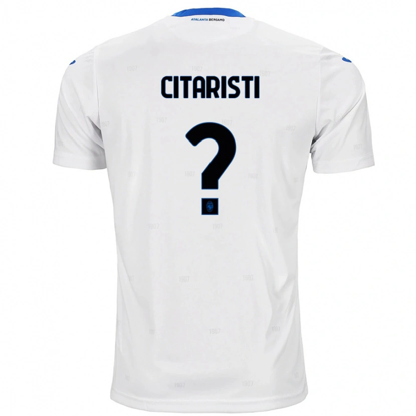 Danxen Dětské Christian Citaristi #0 Bílý Daleko Hráčské Dresy 2024/25 Dres